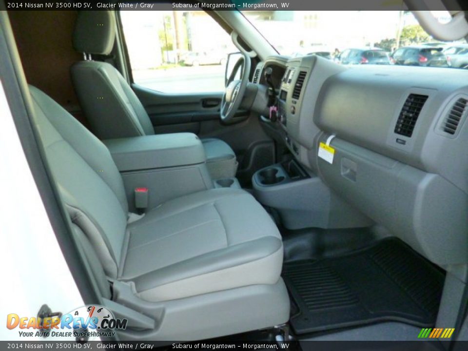 2014 Nissan NV 3500 HD SV Glacier White / Gray Photo #10