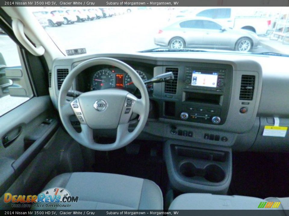 2014 Nissan NV 3500 HD SV Glacier White / Gray Photo #13