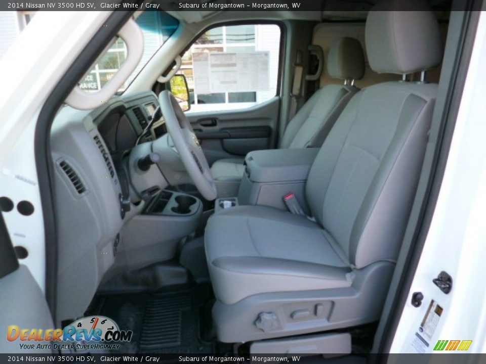 2014 Nissan NV 3500 HD SV Glacier White / Gray Photo #15
