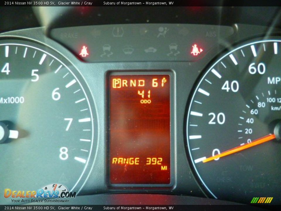 2014 Nissan NV 3500 HD SV Glacier White / Gray Photo #20