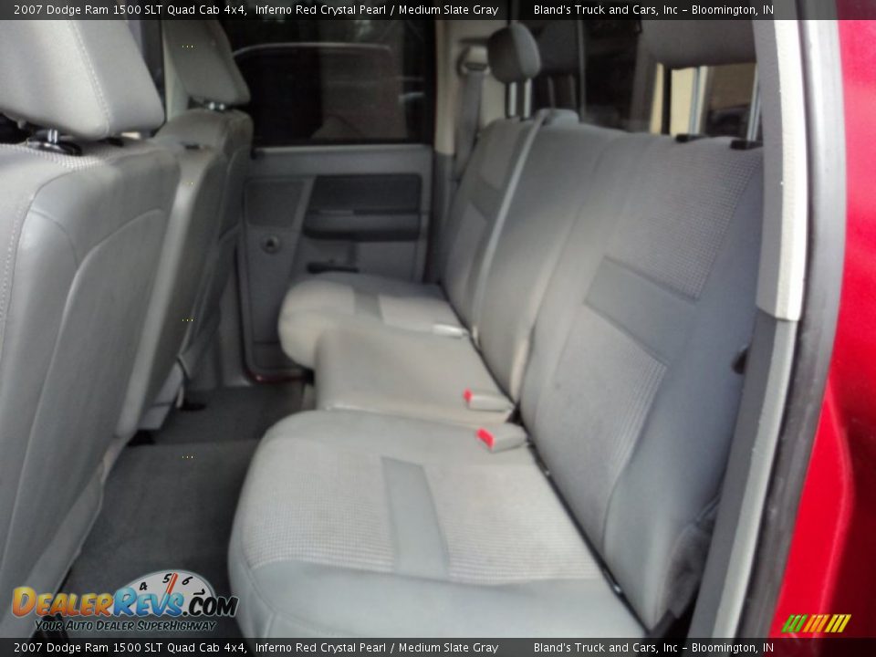 2007 Dodge Ram 1500 SLT Quad Cab 4x4 Inferno Red Crystal Pearl / Medium Slate Gray Photo #7