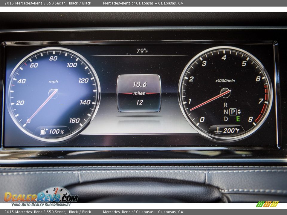 2015 Mercedes-Benz S 550 Sedan Gauges Photo #6
