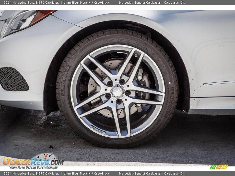2014 Mercedes-Benz E 350 Cabriolet Iridium Silver Metallic / Grey/Black Photo #10