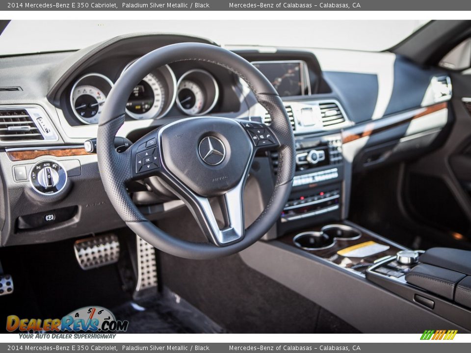 2014 Mercedes-Benz E 350 Cabriolet Paladium Silver Metallic / Black Photo #5
