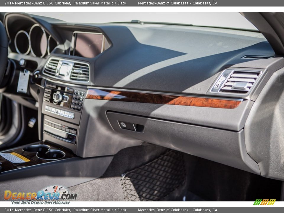 2014 Mercedes-Benz E 350 Cabriolet Paladium Silver Metallic / Black Photo #8