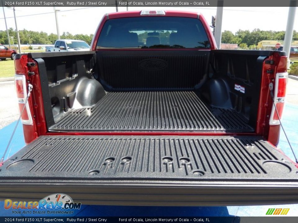 2014 Ford F150 XLT SuperCrew Ruby Red / Steel Grey Photo #4
