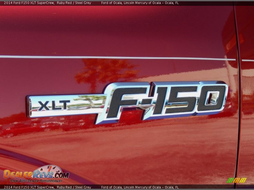 2014 Ford F150 XLT SuperCrew Ruby Red / Steel Grey Photo #5