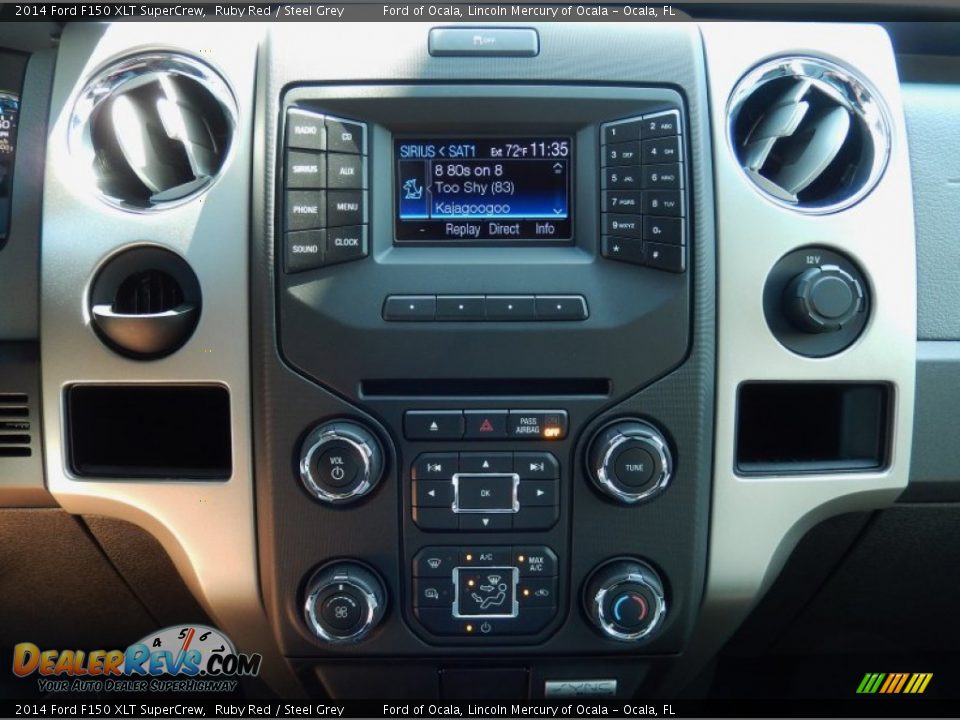 2014 Ford F150 XLT SuperCrew Ruby Red / Steel Grey Photo #10