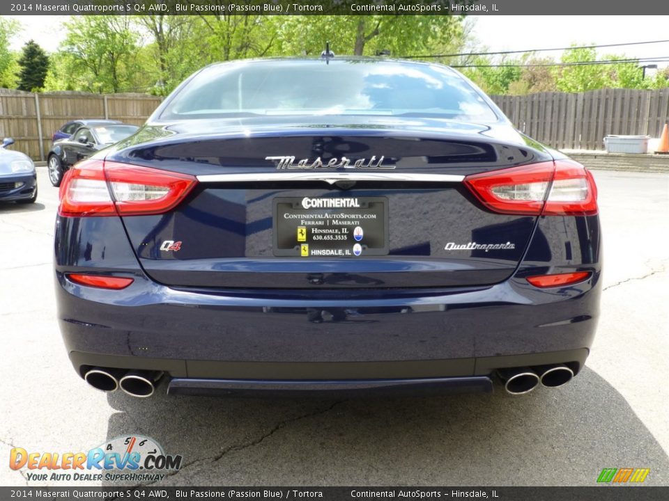 2014 Maserati Quattroporte S Q4 AWD Blu Passione (Passion Blue) / Tortora Photo #5