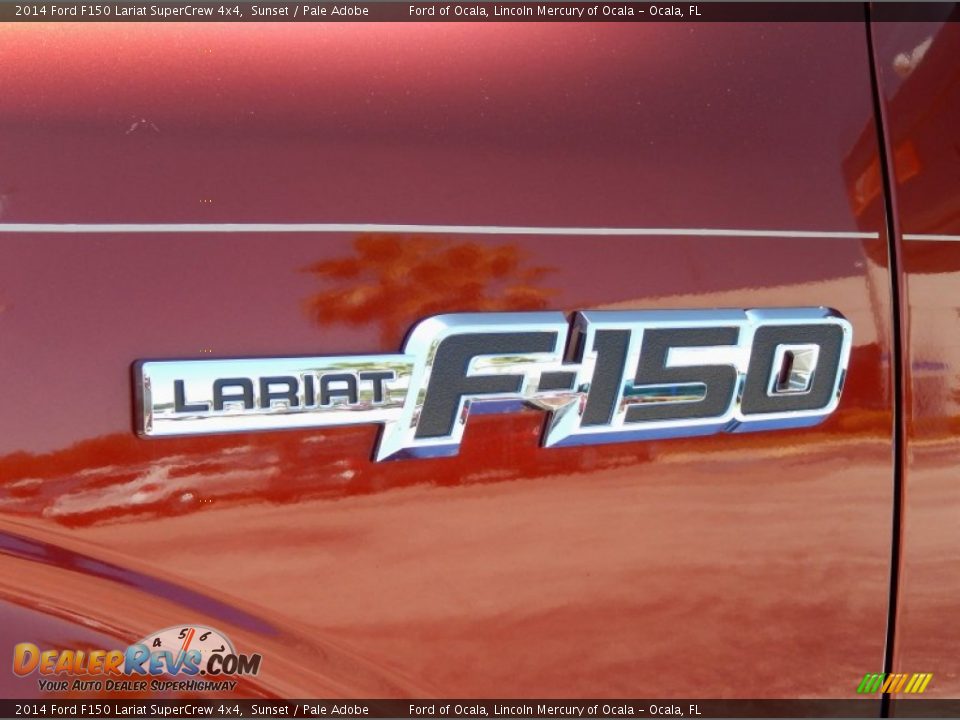 2014 Ford F150 Lariat SuperCrew 4x4 Sunset / Pale Adobe Photo #5