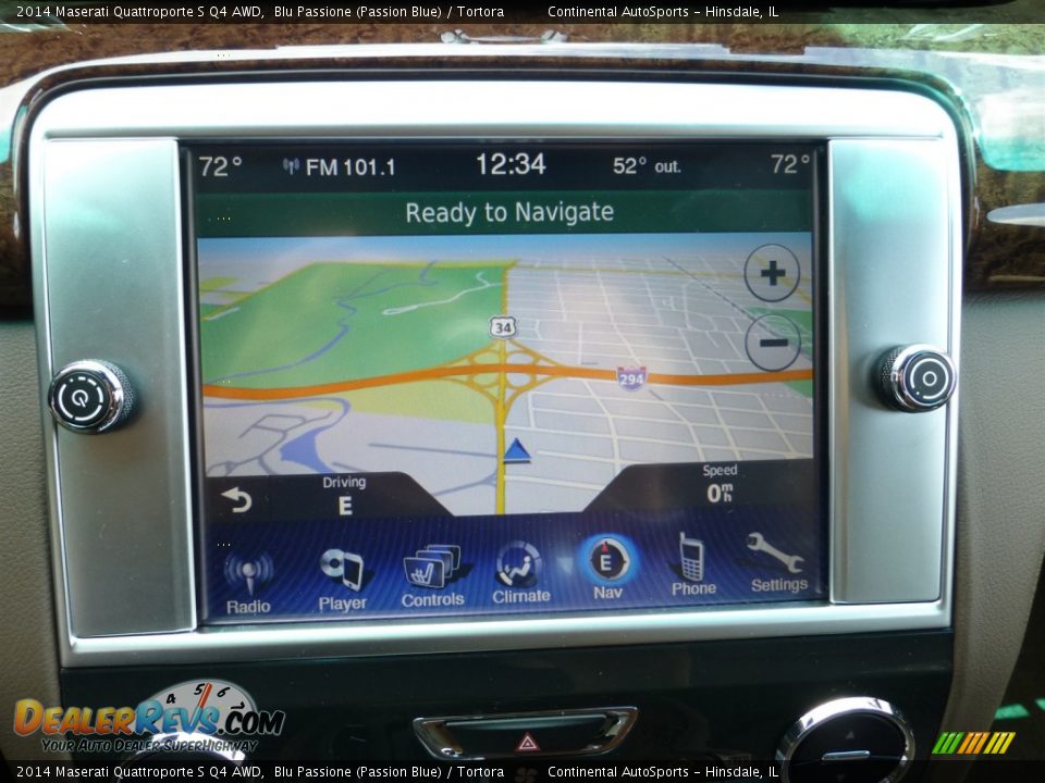 Navigation of 2014 Maserati Quattroporte S Q4 AWD Photo #10