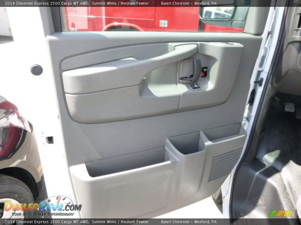 2014 Chevrolet Express 1500 Cargo WT AWD Summit White / Medium Pewter Photo #12
