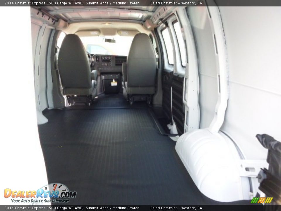 2014 Chevrolet Express 1500 Cargo WT AWD Summit White / Medium Pewter Photo #14