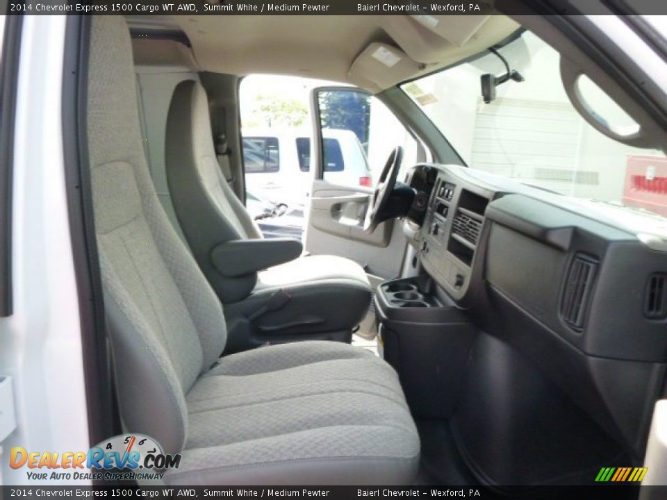 2014 Chevrolet Express 1500 Cargo WT AWD Summit White / Medium Pewter Photo #16