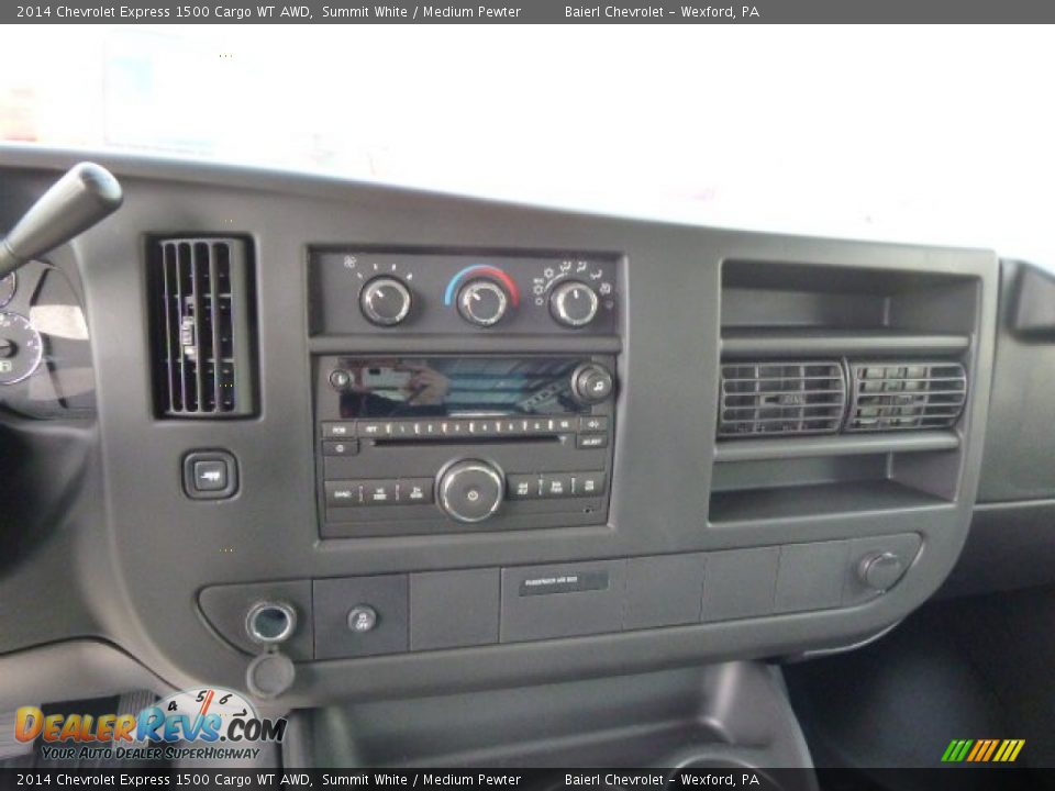 2014 Chevrolet Express 1500 Cargo WT AWD Summit White / Medium Pewter Photo #17