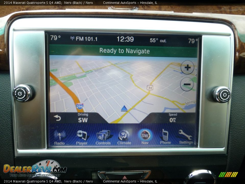 Navigation of 2014 Maserati Quattroporte S Q4 AWD Photo #9