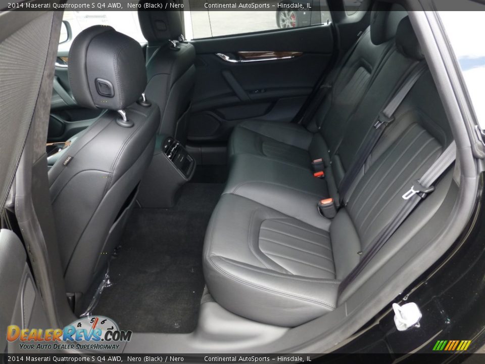 Rear Seat of 2014 Maserati Quattroporte S Q4 AWD Photo #11