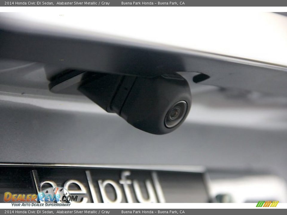 2014 Honda Civic EX Sedan Alabaster Silver Metallic / Gray Photo #6