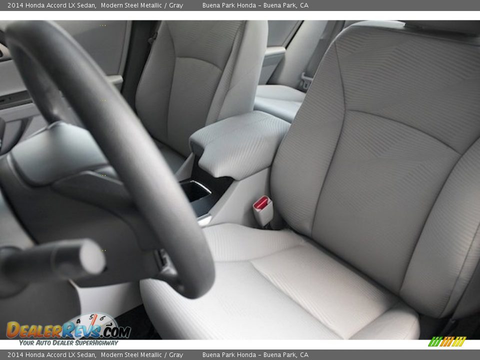 2014 Honda Accord LX Sedan Modern Steel Metallic / Gray Photo #11