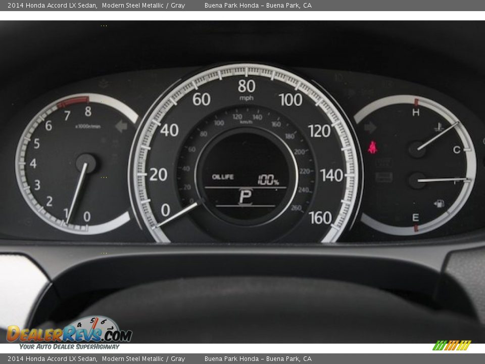 2014 Honda Accord LX Sedan Modern Steel Metallic / Gray Photo #17