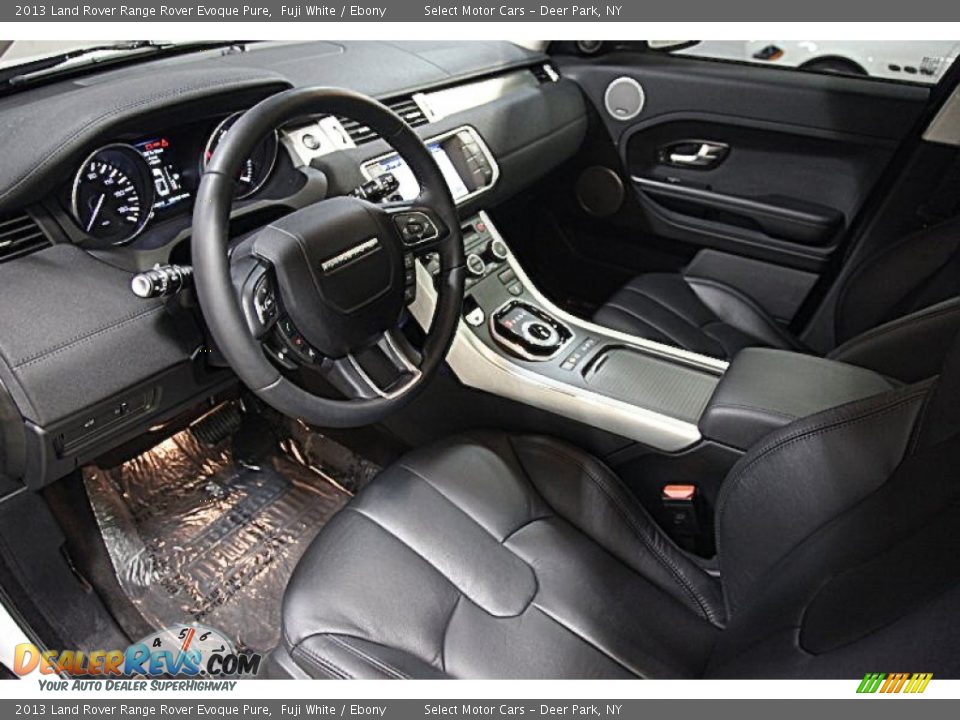 Ebony Interior - 2013 Land Rover Range Rover Evoque Pure Photo #9