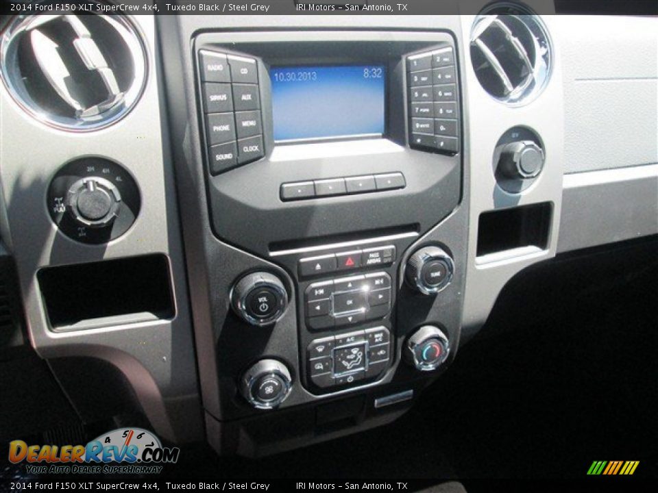 2014 Ford F150 XLT SuperCrew 4x4 Tuxedo Black / Steel Grey Photo #14