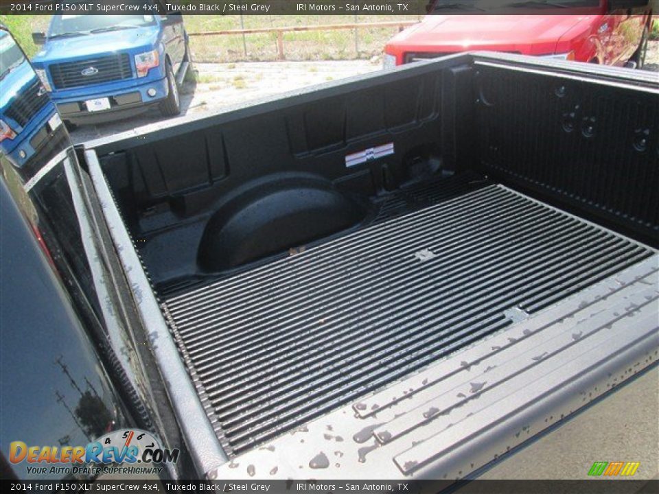 2014 Ford F150 XLT SuperCrew 4x4 Tuxedo Black / Steel Grey Photo #16