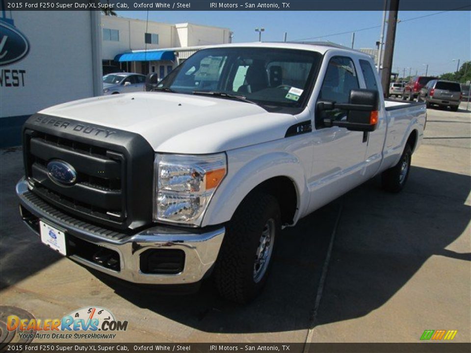 2015 Ford F250 Super Duty XL Super Cab Oxford White / Steel Photo #1