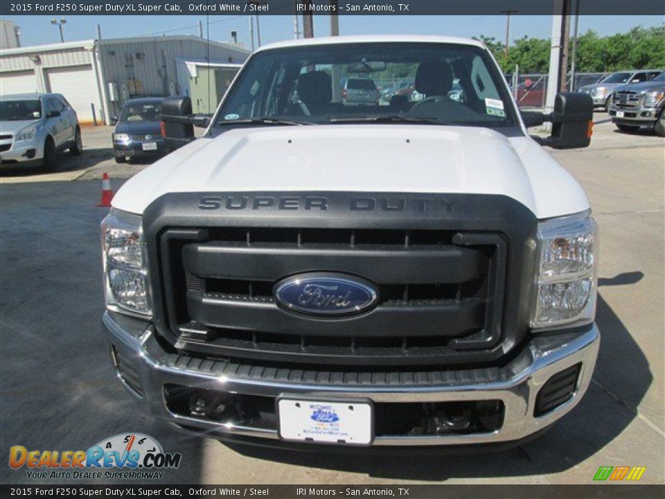 2015 Ford F250 Super Duty XL Super Cab Oxford White / Steel Photo #2
