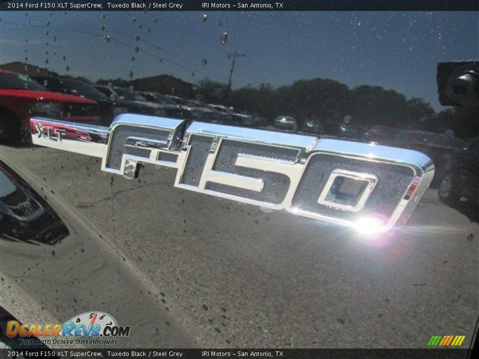 2014 Ford F150 XLT SuperCrew Tuxedo Black / Steel Grey Photo #11