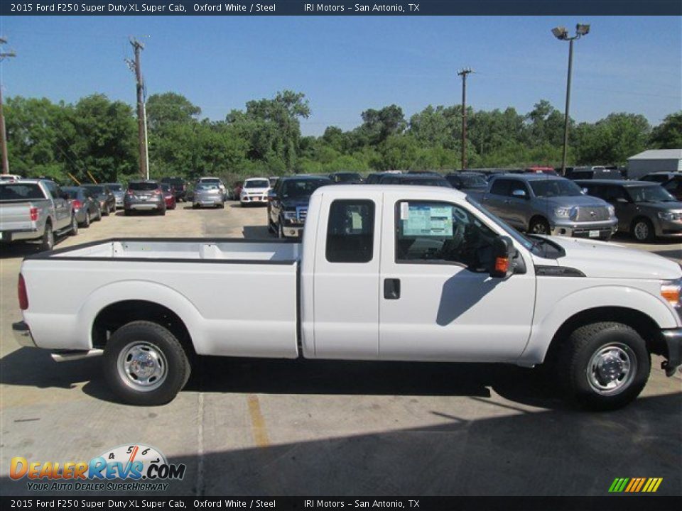 2015 Ford F250 Super Duty XL Super Cab Oxford White / Steel Photo #4