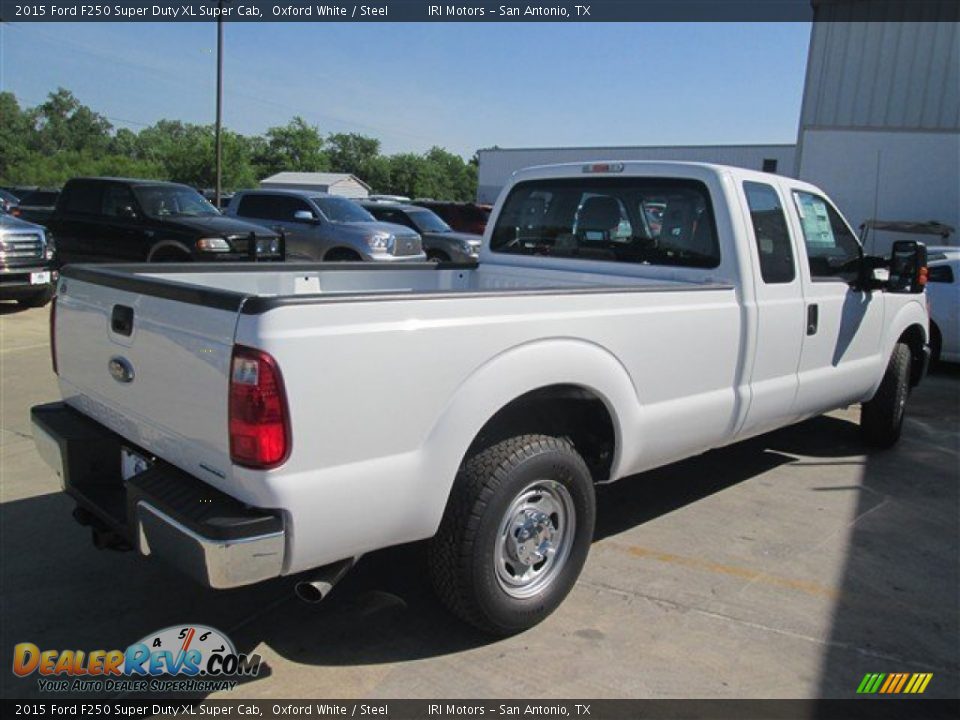 2015 Ford F250 Super Duty XL Super Cab Oxford White / Steel Photo #5