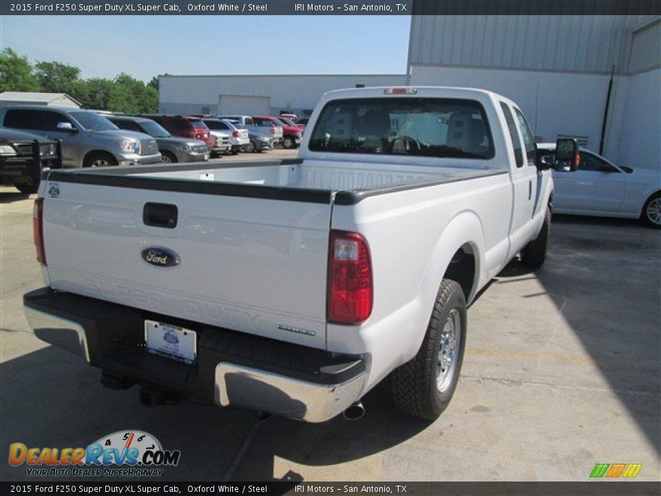 2015 Ford F250 Super Duty XL Super Cab Oxford White / Steel Photo #6