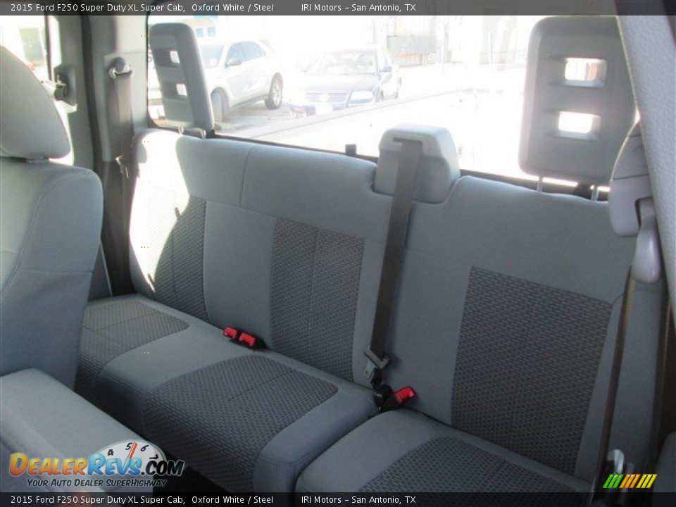 2015 Ford F250 Super Duty XL Super Cab Oxford White / Steel Photo #13