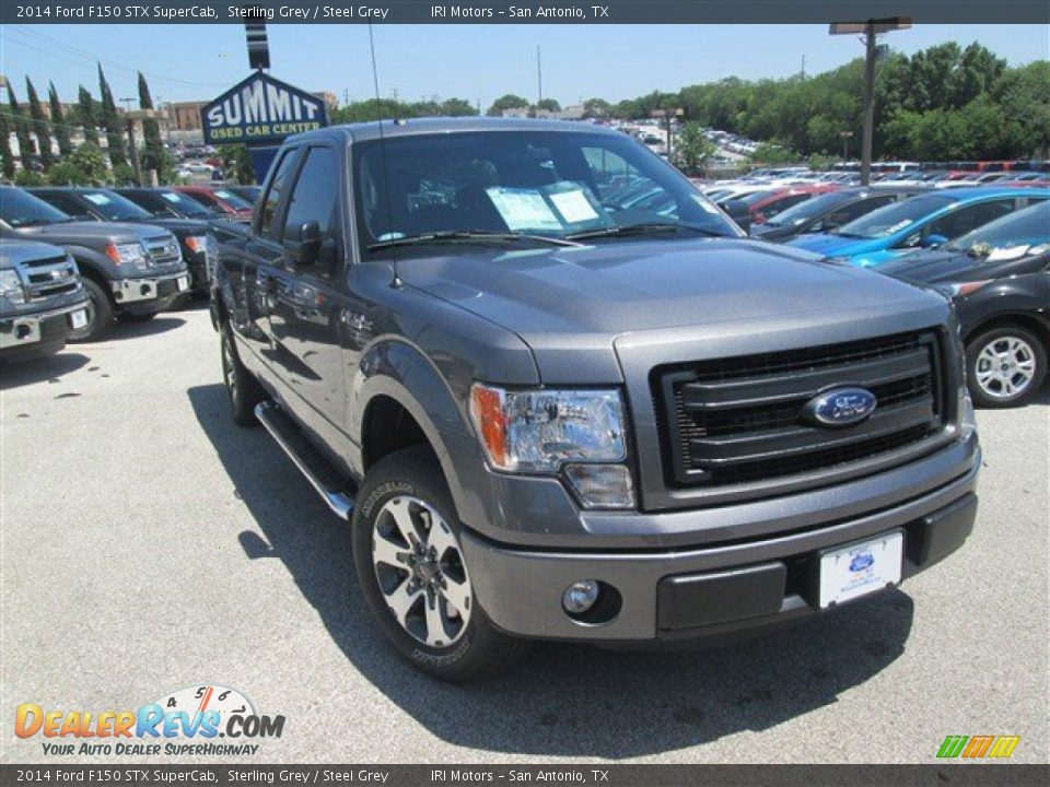 2014 Ford F150 STX SuperCab Sterling Grey / Steel Grey Photo #3