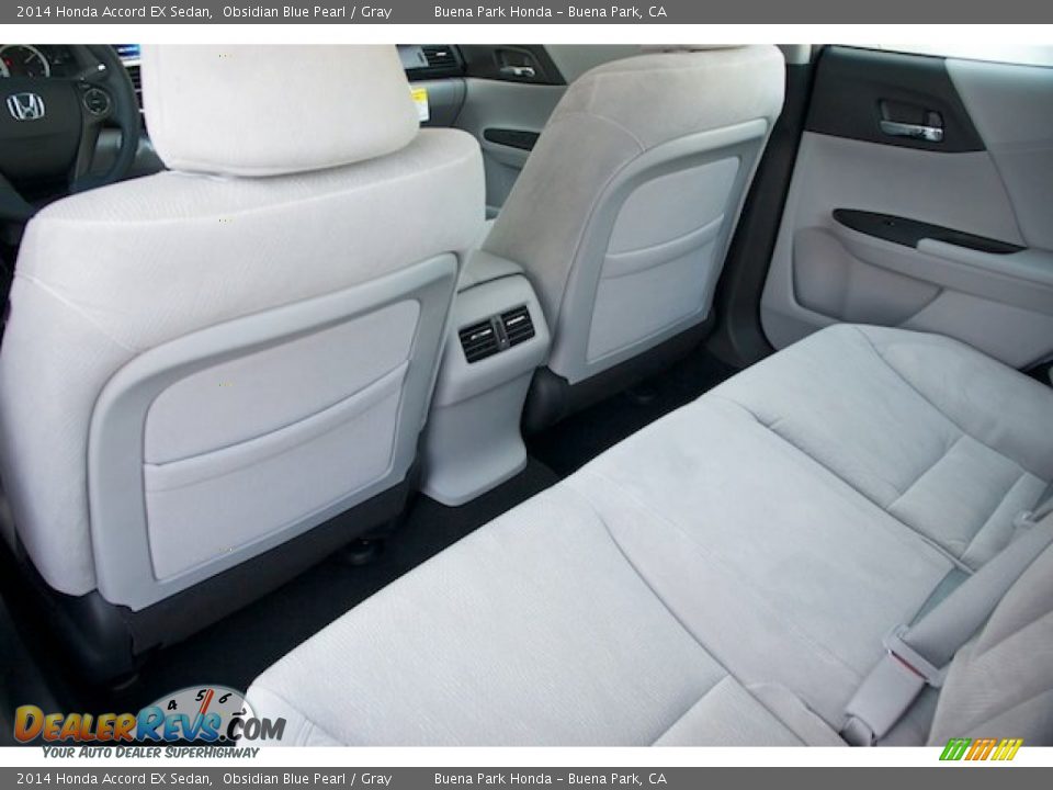 2014 Honda Accord EX Sedan Obsidian Blue Pearl / Gray Photo #13