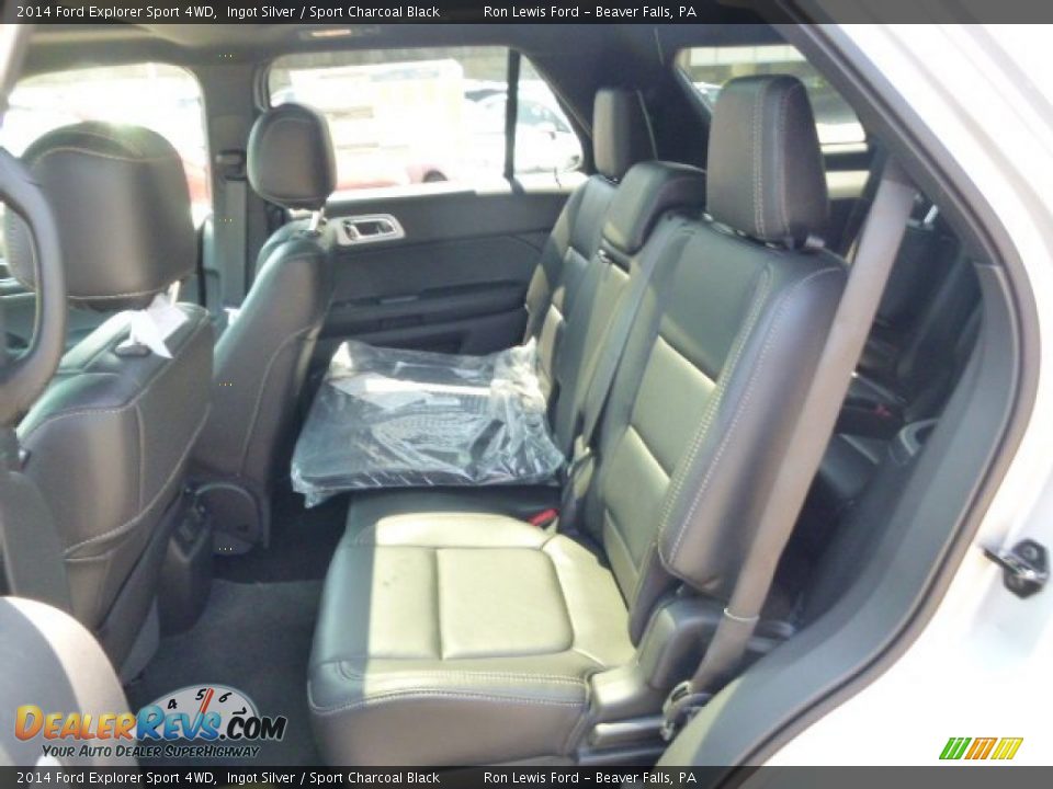 2014 Ford Explorer Sport 4WD Ingot Silver / Sport Charcoal Black Photo #11