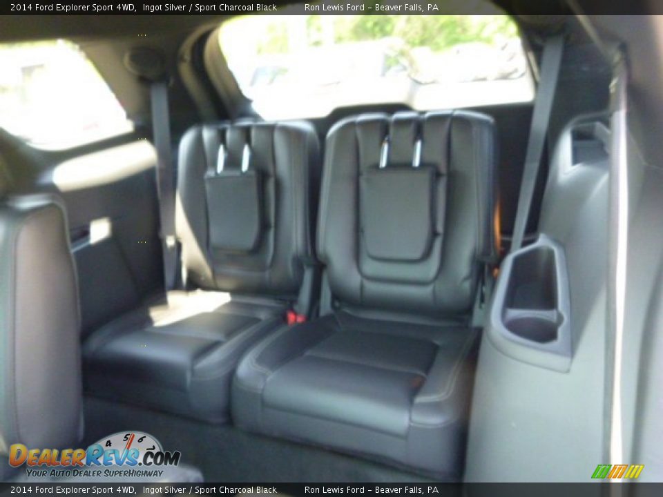 2014 Ford Explorer Sport 4WD Ingot Silver / Sport Charcoal Black Photo #12