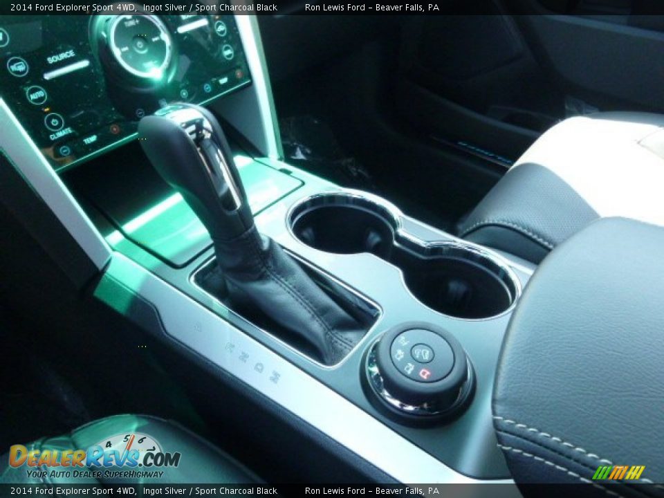 2014 Ford Explorer Sport 4WD Ingot Silver / Sport Charcoal Black Photo #17