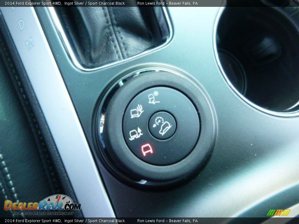 2014 Ford Explorer Sport 4WD Ingot Silver / Sport Charcoal Black Photo #18