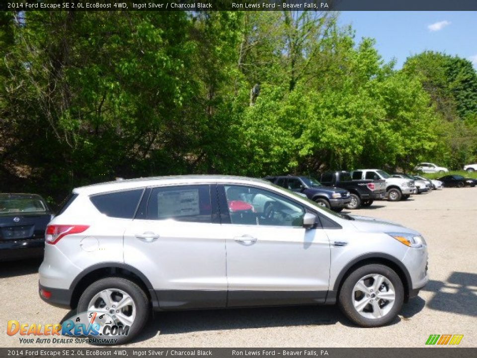 2014 Ford Escape SE 2.0L EcoBoost 4WD Ingot Silver / Charcoal Black Photo #1
