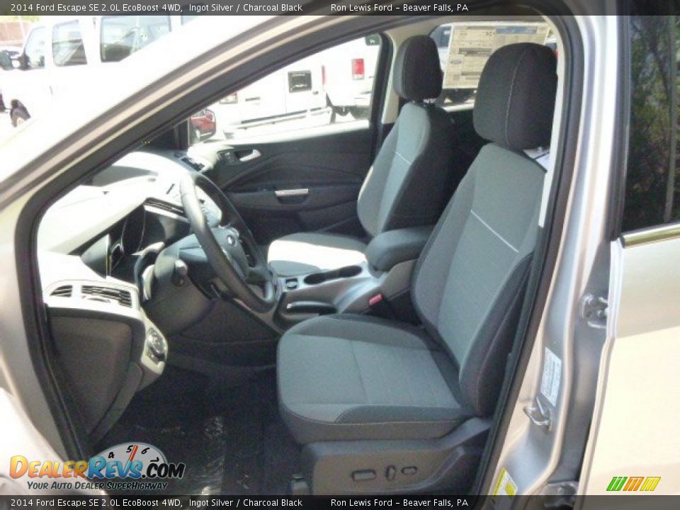 2014 Ford Escape SE 2.0L EcoBoost 4WD Ingot Silver / Charcoal Black Photo #10