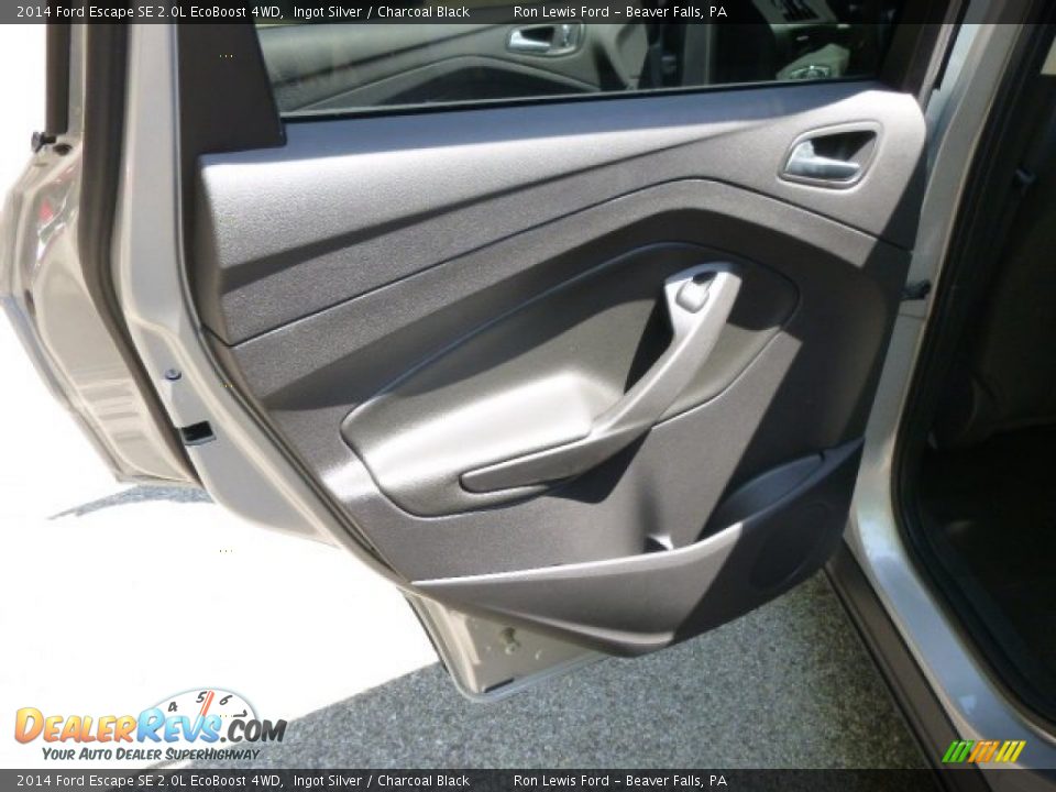 2014 Ford Escape SE 2.0L EcoBoost 4WD Ingot Silver / Charcoal Black Photo #13