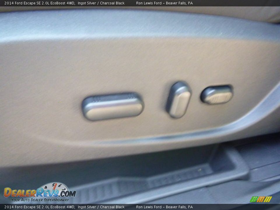 2014 Ford Escape SE 2.0L EcoBoost 4WD Ingot Silver / Charcoal Black Photo #15