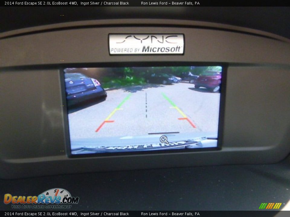 2014 Ford Escape SE 2.0L EcoBoost 4WD Ingot Silver / Charcoal Black Photo #17