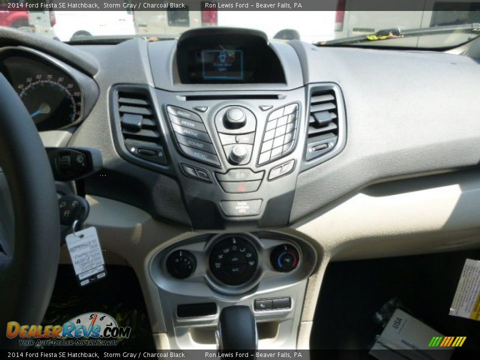 2014 Ford Fiesta SE Hatchback Storm Gray / Charcoal Black Photo #17