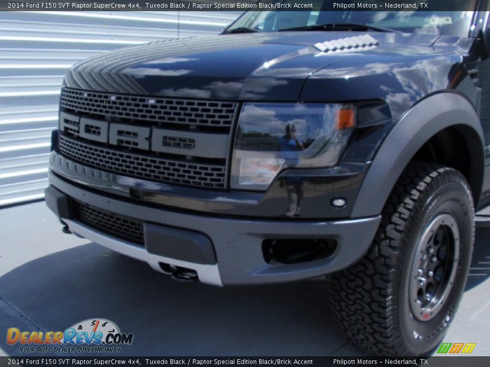 2014 Ford F150 SVT Raptor SuperCrew 4x4 Tuxedo Black / Raptor Special Edition Black/Brick Accent Photo #11