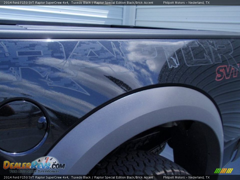 2014 Ford F150 SVT Raptor SuperCrew 4x4 Tuxedo Black / Raptor Special Edition Black/Brick Accent Photo #18
