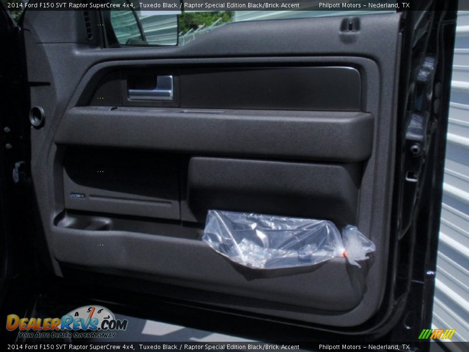 2014 Ford F150 SVT Raptor SuperCrew 4x4 Tuxedo Black / Raptor Special Edition Black/Brick Accent Photo #23