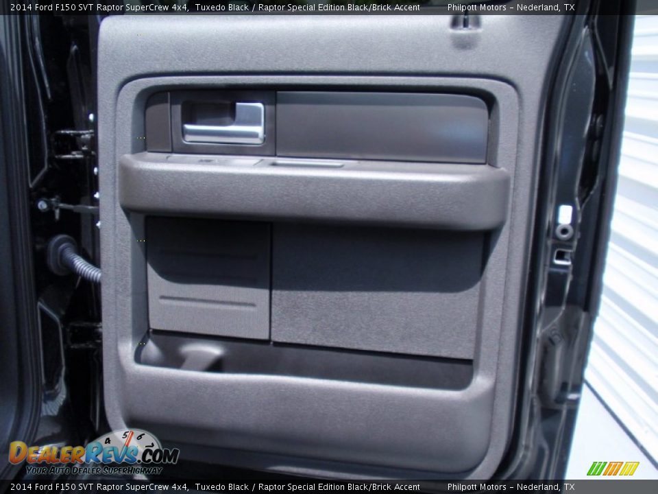 2014 Ford F150 SVT Raptor SuperCrew 4x4 Tuxedo Black / Raptor Special Edition Black/Brick Accent Photo #26